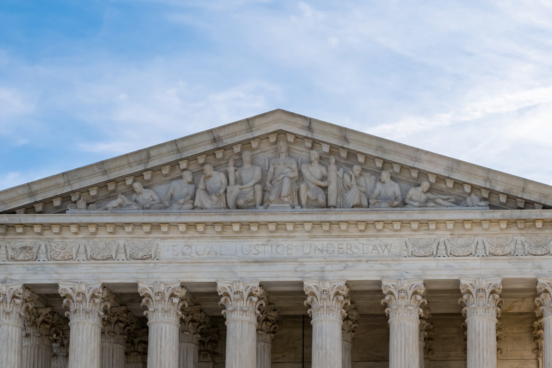 top of supreme court building