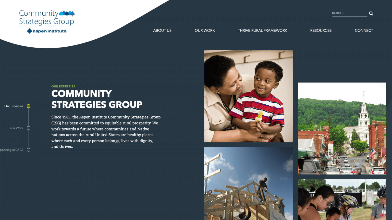 Image of Aspen CSG website homepage