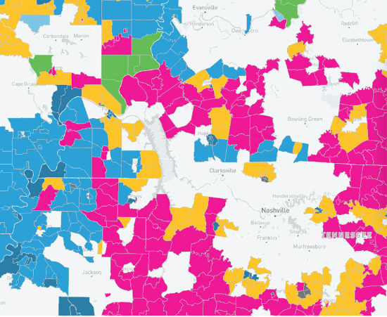 Tennessee district map