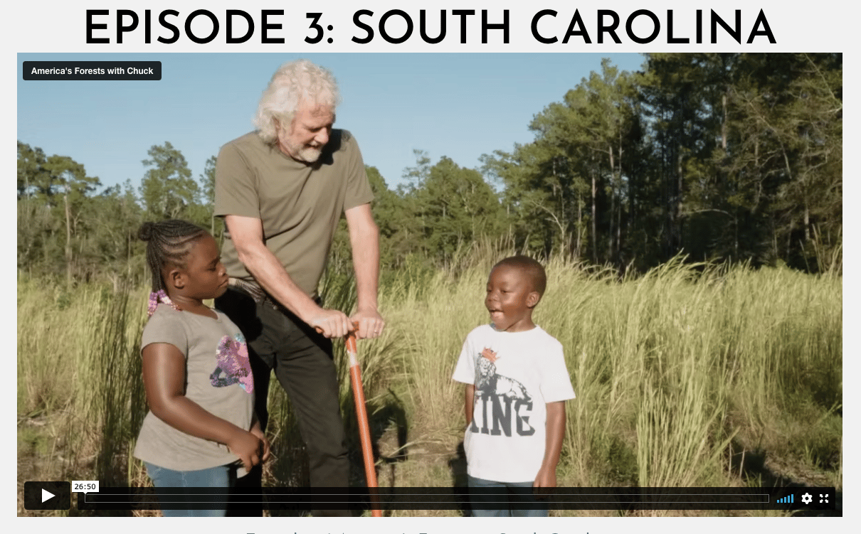 Episode 3: South Carolina, farmer talking with two elementary-aged children