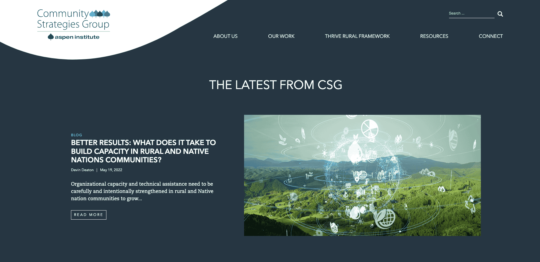 The Latest from CSG webpage cover
