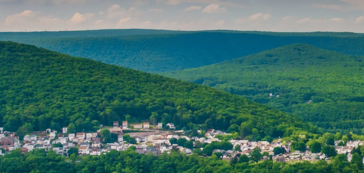 Picture of Appalachian rural community