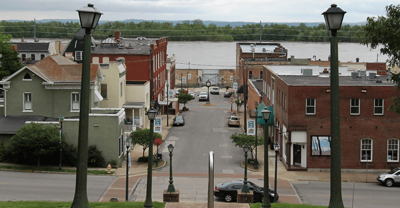 Small town waterfront